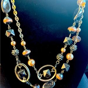Double layer necklace